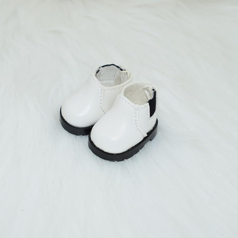 Jojedomo Compatible with Labubu Doll Shoes for 17cm Doll,Shoes Used for Labubu Accessories(X-White) - Image 2
